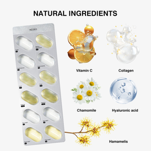 Seyahat Boyu Cilt Bakım Seti Makyaj Temizleme Yağı Temizleyici Cilt Bakım Toneri Göz Kremi Yüz Kremi Serum Kapsülleri - Product Image 5