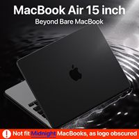 Coque rigide de protection ultra-mince pour MacBook Air 15 pouces M4 M3 M2 2025 2024 2023 A2941 A3114 A3241