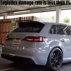 Alerón Trasero para Techo, A3 Sportback 8P Facelift 2004-2013 para Audi, Color Negro Brillante, Decoración de Alerón Trasero para Automóvil, Tuning Universal - Product Image 2