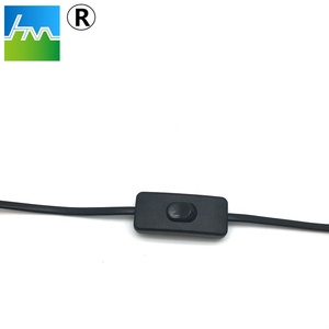 UK BS IEC 3 Pin <strong>Plug</strong> Computer Use Insulated Salt Lamp Wire Cord <strong>with</strong> 303 On/off <strong>Switch</strong> - Product Image 5