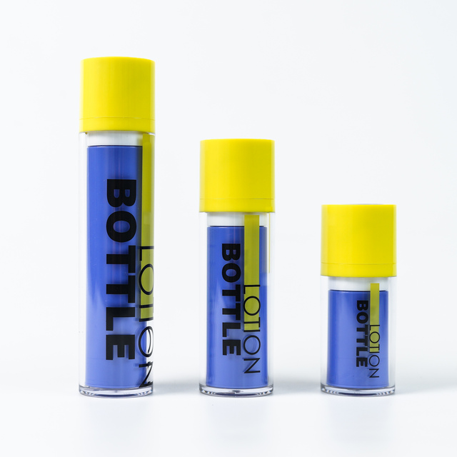 Twist-Up Airless Skincare Cosmetic Bottle 15ml 30ml 50ml Plastic Material