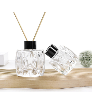 زجاجة ناشر روائح زجاجية فارغة 50: 80 من الزجاج بشبكة ماسية بيضاوية الشكل - Product Image 6