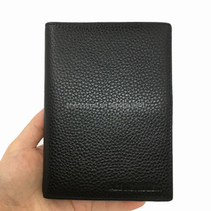 Cartera de Pasaporte de Cuero Genuino con Diseño de Lichí, con Bolsillo para Monedas, Bloqueo RFID, Compartimento para Tarjetas y Efectivo, Portaobjetos de Viaje - Product Image 2