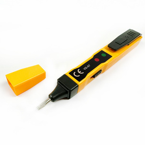 Medidor de Tensão AC/<span class=keywords><strong>DC</strong></span> Caneta Elétrica Compacta Tensão Bateria Teste Lápis Continuidade Tensão Detector Caneta Sem Contato Indutivo - Product Image 6