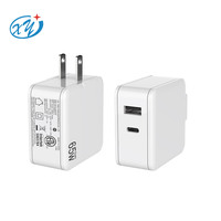 Cargador Rápido USB-C PD3.0 con Tecnología GaN de 65W/30W, el Más Vendido, con QC4.0 para Android y Adaptador de Alta Potencia de Doble Puerto
