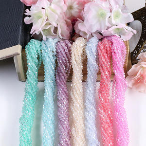 Cuentas de Vidrio Bicónicas de 3 mm, Color <span class=keywords><strong>AB</strong></span> Teñido, Cristal de Diamante, Cuentas Sueltas para Bisutería Hecha a Mano - Product Image 2