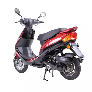 Motocicleta de largo alcance con pedales para mujer, moto de gasolina cómoda, 49cc, Highper