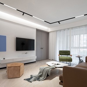 Rail magnétique de 23 mm de large, éclairage encastré ultra-fin, profil de 26 mm, éclairage d'ambiance LED pour salon et salle de bain - Product Image 6