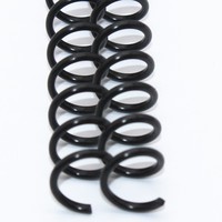 Espiral de Plástico para Encuadernación, Encuadernaciones de Hojas Sueltas, Multitamaño, Multicolor, Suministros Escolares y de Oficina