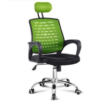 Chaise de bureau de direction moderne, confortable et robuste, en maille et en tissu, accoudoirs fixes en plastique, siège ergonomique réglable