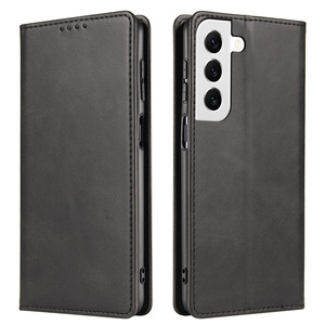 Étui professionnel en cuir PU grain de veau avec support magnétique pour Samsung Galaxy S26 S25 S24 S23 S22 S21 Ultra <span class=keywords><strong>Note</strong></span> 20 10 - Product Image 1