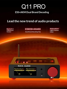 Q11 PRO USB <span class=keywords><strong>DAC</strong></span> เครื่องขยายเสียงหูฟังพร้อมชิปถอดรหัส AKM <span class=keywords><strong>ESS</strong></span> แบบคู่ โครงสร้างอะลูมิเนียมอัลลอยด์ สำหรับเล่นเกมบนพีซีและฟังเพลง - Product Image 1
