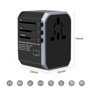Adaptateur de voyage <span class=keywords><strong>chargeur</strong></span> De Type C 5600mA <span class=keywords><strong>USB</strong></span> charge <span class=keywords><strong>rapide</strong></span> adaptateur <span class=keywords><strong>secteur</strong></span> universel multi-prises prise - Product Image 5