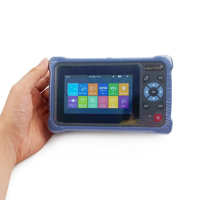 Multifunction Fiber Optic Tester Mini OTDR NK4000 1310/1550nm OPM VFL Light Source POE TCP IP GSM GPRS SC