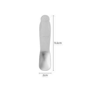 Cuchara de helado de verano con forma de pingüino, producto de aluminio plateado, cuchara con diseño de dibujos animados, par de cucharas para cocina - Product Image 3