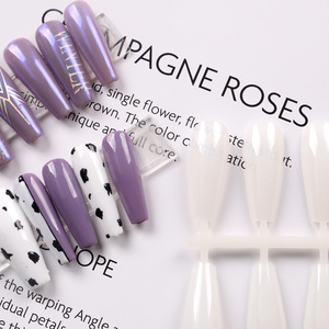 TSZS <span class=keywords><strong>2020</strong></span> Popular 240 unids/bolsa Natural claro almendra Stiletto acrílico ataúd puntas <span class=keywords><strong>uñas</strong></span> práctica puntas de <span class=keywords><strong>uñas</strong></span> - Product Image 6