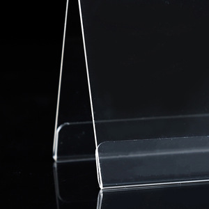 ป้ายชื่ออะคริลิคทรงวี W001 แบบสองด้าน โปร่งใส สำหรับใช้กับโต๊ะประชุม - Product Image 4