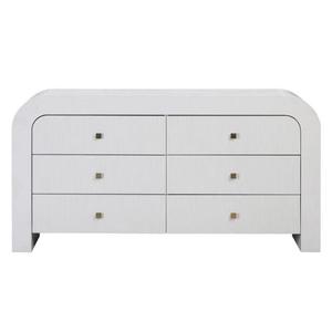 جديد وصول الحديثة مضمد خشب متين الصدر الأبيض يتقوس مجلس الوزراء مع درج تخزين - Product Image 1