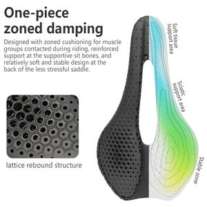 Tapis de siège avant de course en fibre de carbone <span class=keywords><strong>Selle</strong></span> de vélo de route ultra mince et légère avec surface antidérapante Rembourrage antichoc - Product Image 5