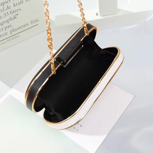 Elegant <b>evening</b> gown clutch, women's chain crossbody <b>small</b> square <b>bag</b>, Korean style banquet <b>bag</b>/handbag - Product Image 3