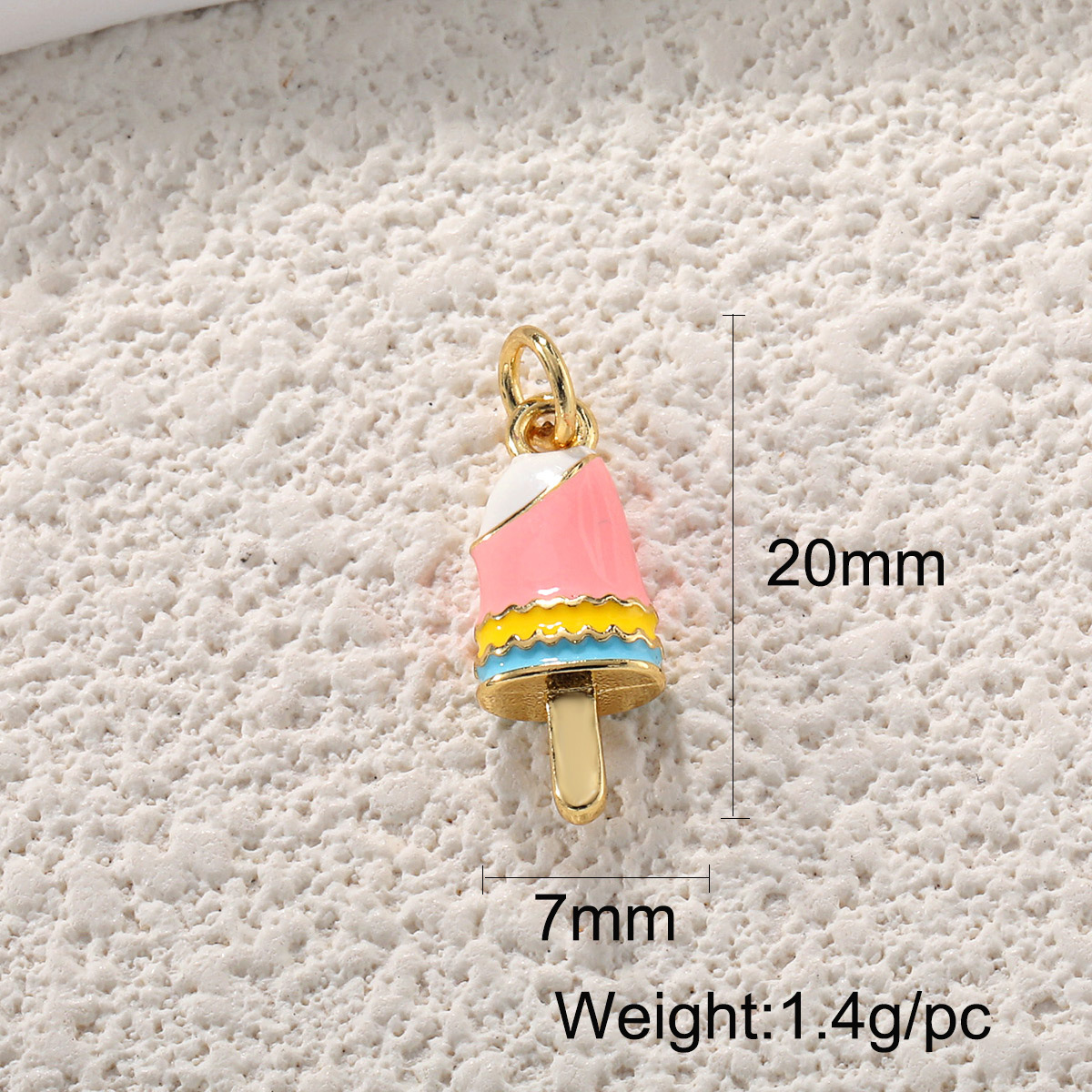 Oro-Rosa helado a0341