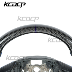 Volante de fibra de carbono LED para <span class=keywords><strong>Skoda</strong></span> <span class=keywords><strong>Octavia</strong></span> RS Kodiak SkodaYeti Fabia RS - Product Image 2