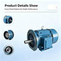 Motor de Inducción Trifásico IE3 de Ahorro de Energía, Motor Eléctrico de CA, 63M-315M, Carcasa B3 B5 B35, Estándar IEC
