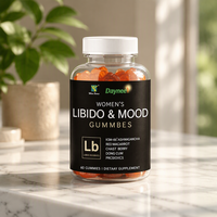 Wins Town OEM Libido pour femmes, gommes à mâcher à la pêche, booster d'humeur pour femmes, équilibre hormonal, complément à base de maca, étiquette privée