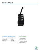 Capteur de déplacement laser miniature CMOS P-an HG-C1200-LT d'occasion pour l'automatisation industrielle