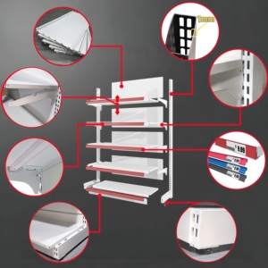 Étagères métalliques modulaires à prix réduits pour supermarchés, entrepôts et magasins de détail, installation rapide - Product Image 4