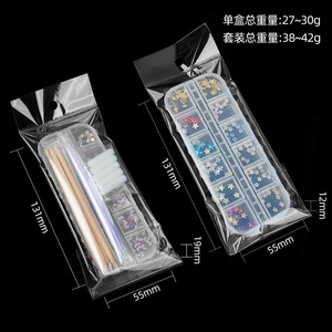 Kit de Gemas Dentales DIY con Pegamento y Herramientas, Cristales Planos de Formas Variadas para Decoración Dental, Set de Arte para Uñas al por Mayor - Product Image 3