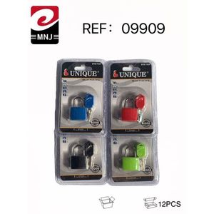 Unique Mini Padlock 40mm Colorful Keyed Lock For Door Security 12Pcs Pack - Product Image 3