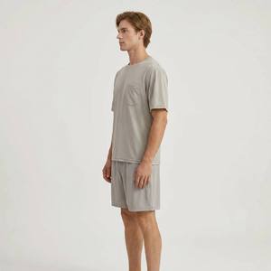 Ensemble de pyjama 2 pièces en bambou pour hommes – Tenue décontractée personnalisée et confortable pour homme – Vêtements de nuit amples – Vente en gros usine - Product Image 6