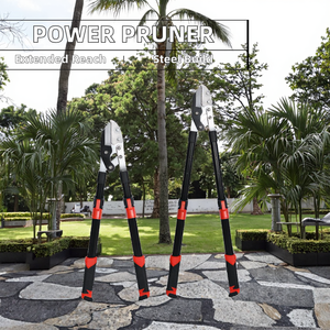 Sécateur électrique rétractable à long manche robuste en acier pour grandes branches fruitières outil de jardin pour arbres - Product Image 3