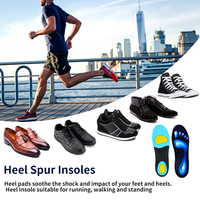 Semelles de sport antidérapantes en gel absorbant les chocs, semelles de confort pour la course à pied, semelles de sport pour chaussures
