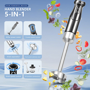 <span class=keywords><strong>Batidora</strong></span> <span class=keywords><strong>de</strong></span> Mano Multifuncional <span class=keywords><strong>de</strong></span> 1600W para Cocina, Control por Perilla, Varilla Mezcladora sin Control por Aplicación, Trituradora <span class=keywords><strong>de</strong></span> Alimentos y Huevos - Product Image 2