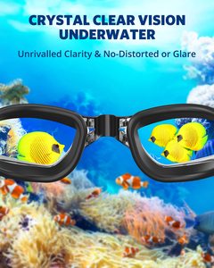 Gafas <span class=keywords><strong>de</strong></span> Natación Unisex Antivaho con Protección UV, Impermeables, para Carreras, <span class=keywords><strong>Lentes</strong></span> <span class=keywords><strong>de</strong></span> Silicona y PC, Diadema Ajustable y Cómoda para Niños - Product Image 5