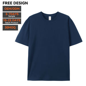 Camiseta de Algodón 100% de 220 g/m², Lisa, Oversize, Tejida, de Alta Calidad, Estilo Vintage, Ecológica, Personalizable, Unisex, al por Mayor - Product Image 3