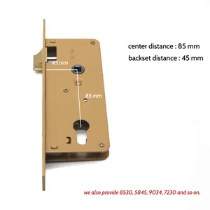 8545 High Quality Customized Stainless Steel Lock Body