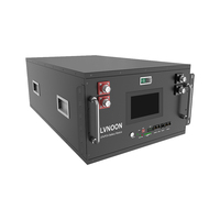 LVNOON JKESS Kits de bricolage empilables Boîtier de batterie 14-15kwh pour boîtier de batterie 48V/51.2V 280Ah 304Ah 314Ah LiFePO4 avec BMS LCD