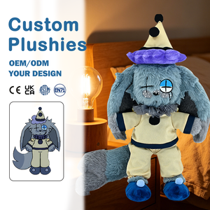Giocattoli Mascotte Personalizzati, Bambole di Peluche di Personaggi dei Cartoni Animati, Pupazzi Morbidi <span class=keywords><strong>Anime</strong></span> Personalizzati OEM con Basso MOQ per Regali di Compleanno - Product Image 1