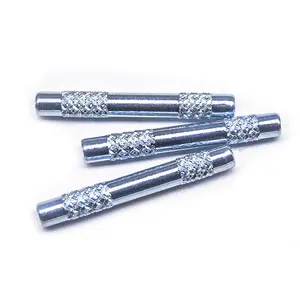Chinese manufacturer OEM customizes metal shaft CNC machine processing high-quality knurled shaft