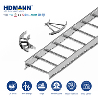 Échelle à câbles en acier électrogalvanisé robuste Hdmann CE certifiée ISO 150 mm pour le routage électrique commercial en intérieur