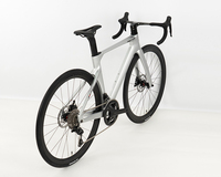 Vélo de route en carbone électronique sans fil 24 vitesses, jantes en carbone 50 mm, freins à disque hydrauliques, vélo de course 700C, vélo de route aérodynamique, vélo de sport