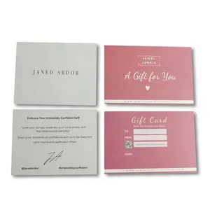 Cheap Price Custom Printing Quality After Sales Service Paper Card Thank You Gift Card for E-Commerce