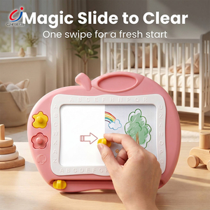 Tableau magnétique portable et réutilisable pour enfants, accessoires <span class=keywords><strong>de</strong></span> <span class=keywords><strong>dessin</strong></span> et <span class=keywords><strong>de</strong></span> peinture éducatifs, jouet éducatif coloré à faire soi-même - Product Image 3