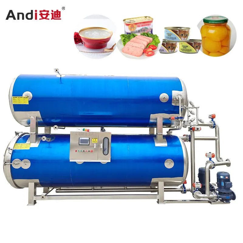 New Designed Water Immersion Retort,Food Autoclave Sterilizer For Canned Food