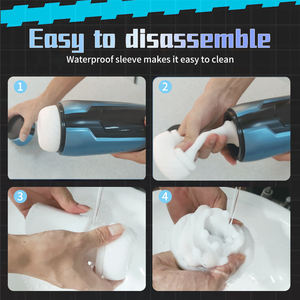 Masturbador masculino telescópico automático con 5 modos de vibración, manga TPE realista, estimulador eléctrico de pene, juguete sexual para hombres - Product Image 6