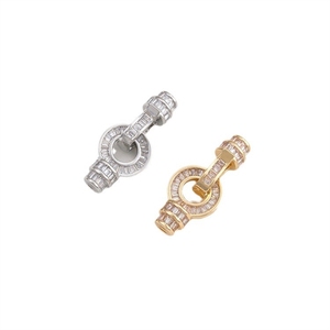Anillo de Circonio Chapado en Oro de 14K con Cierre Universal, Collar de Perlas, Accesorio para Pulsera Hecha a Mano - Product Image 5