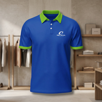 Kaos Pria Ostriya Intl Terlaris 2026, Kancing Solid, Cetak Transfer Panas, Cepat Kering, Bahan Rajut Polyester/Katun 220g yang Bernapas